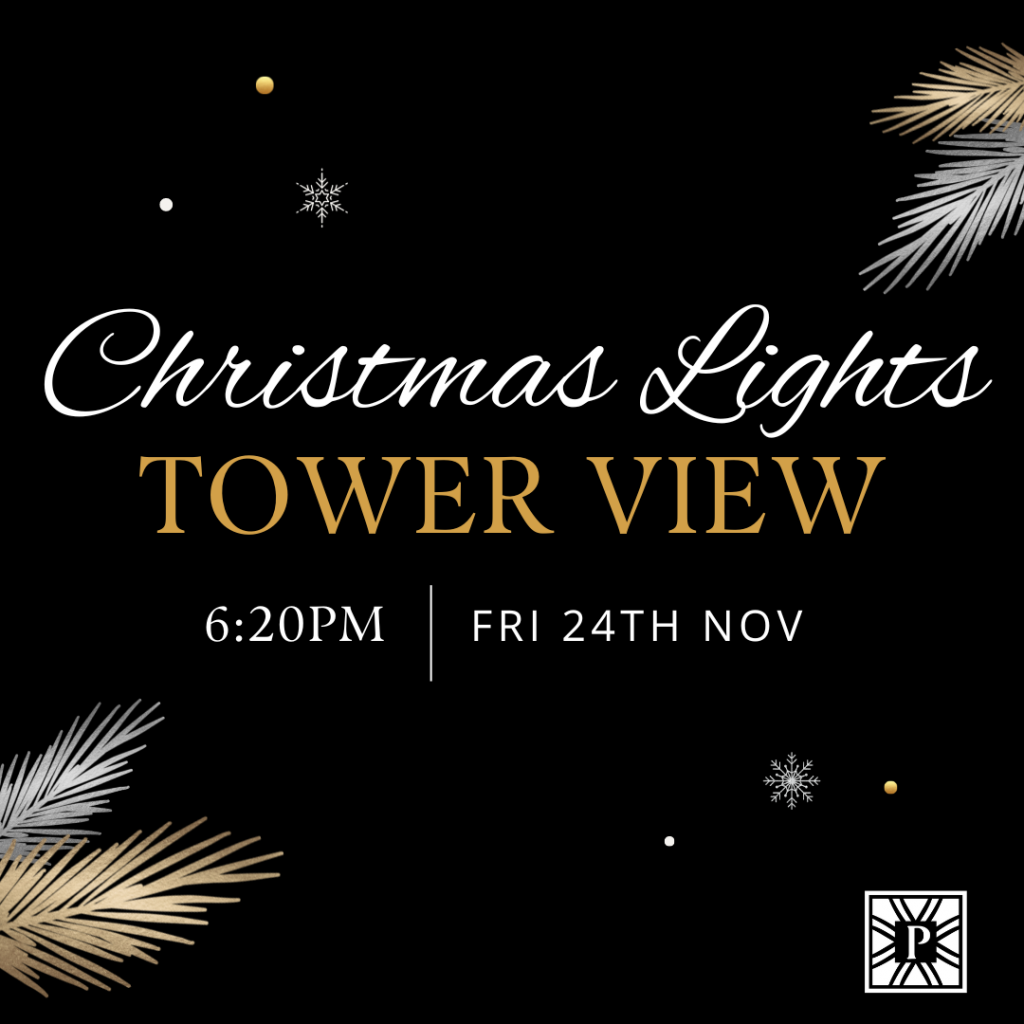 Christmas Lights Switch On View From The Tower! St Peter's Marlborough