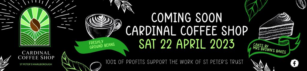 Cardinal Coffee Shop Coming Soon Banner